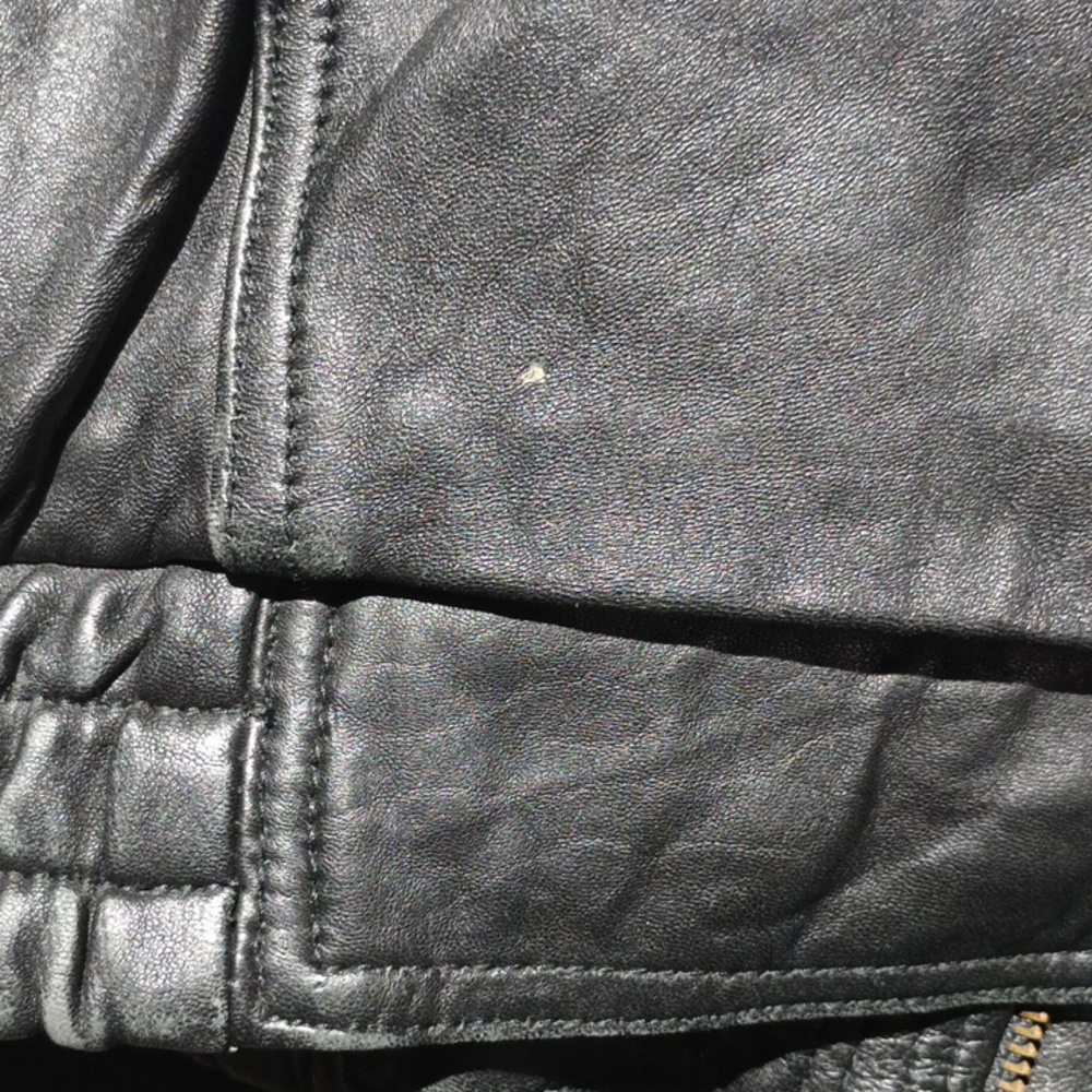 Black leather jacket - Picture 6 of 10